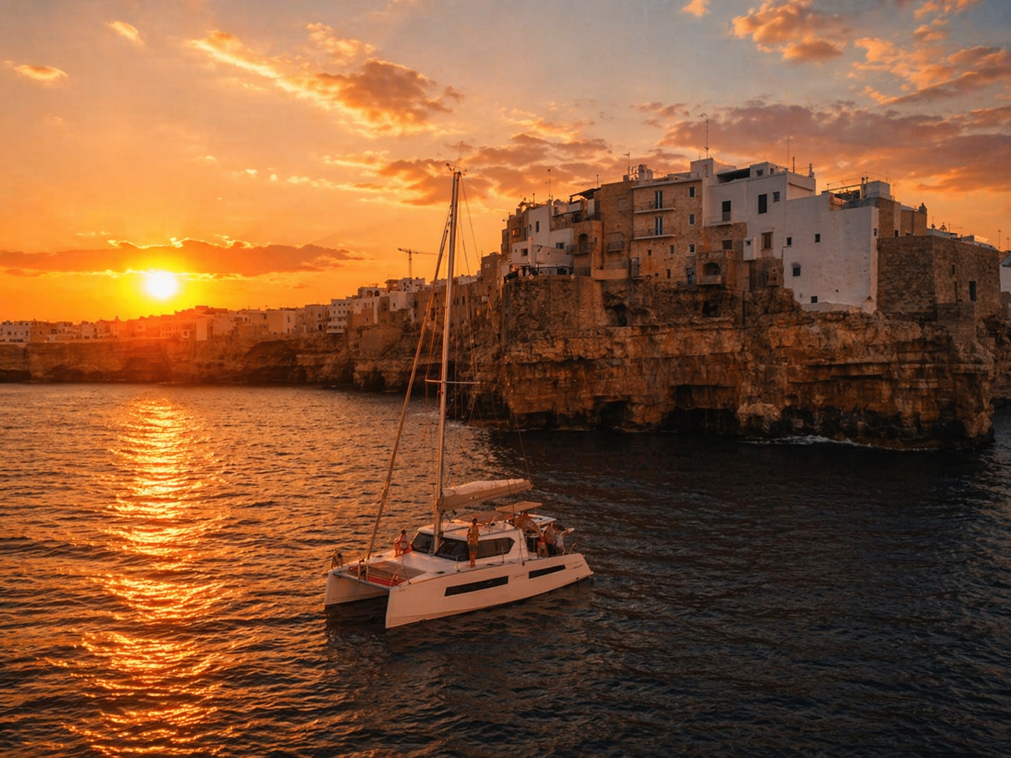 Catamaran open water